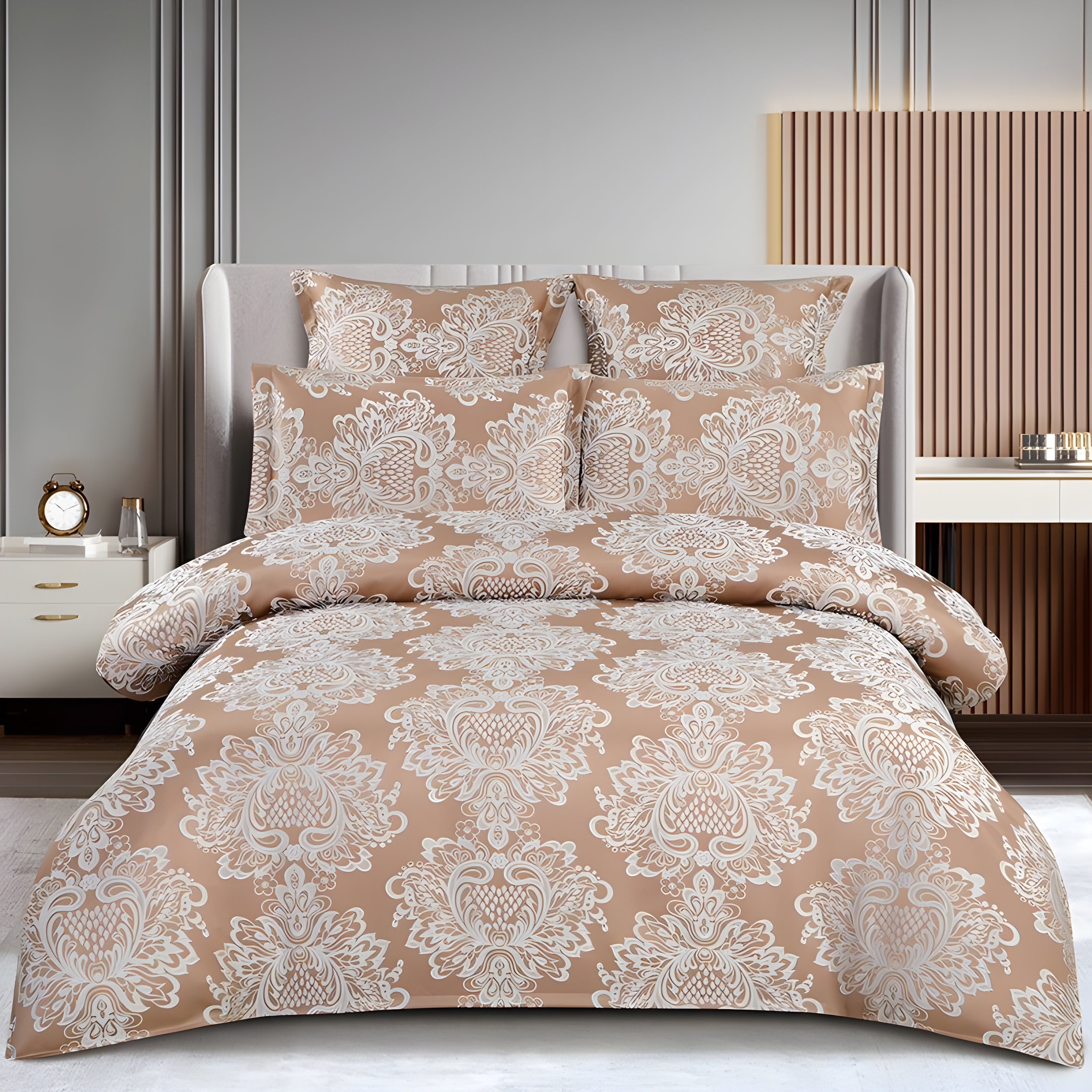 Ednotsvetno-luksozno-spalno-belyo-s-lastik-ot-zhakard-tsvyat-kapuchino (1)