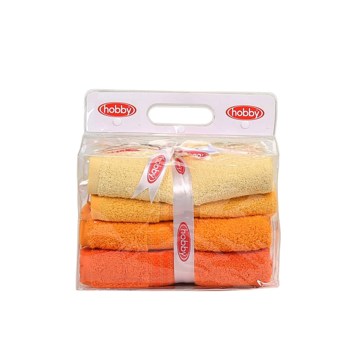 Комплект Хавлии 4бр. Rainbow Жълти Hobby - 2169
