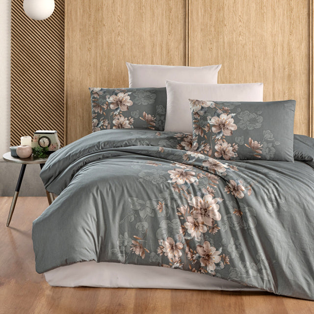 Спално бельо с 2 плика от Ранфорс памук - ANNABEL MOONMIST