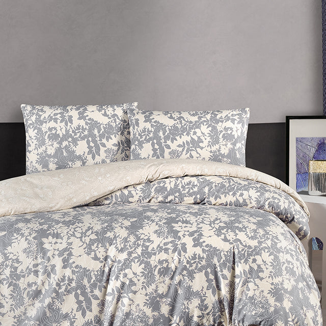 Спално бельо с 2 плика от памук Ранфорс - Colin Grey