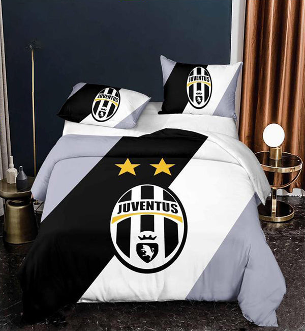 Футболно спално бельо от 100% памук – Juventus