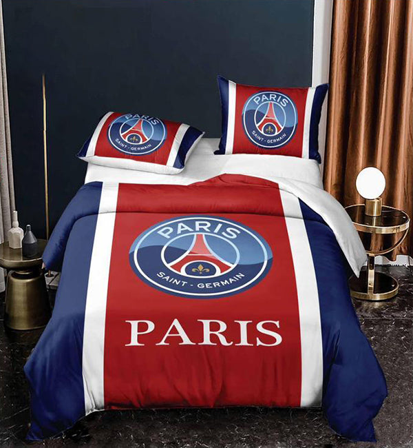 Футболно спално бельо от 100% памук – PSG