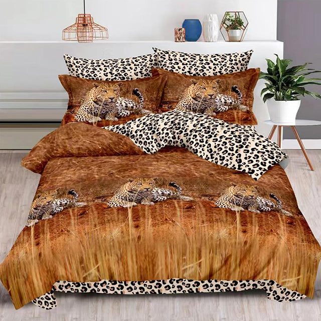 Спално бельо от 100% памук – с гепарди