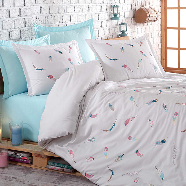 Луксозно спално бельо от бамбук с бродерия - Oriel 