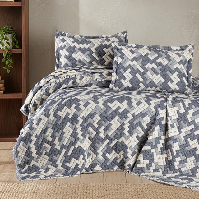 Луксозна кувертюра от 3 части - RODYA DENIM 