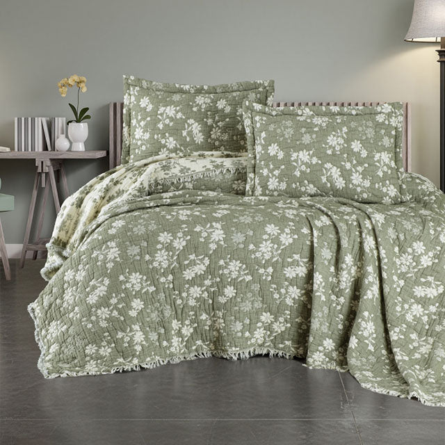 Луксозна кувертюра от 3 части - SIENTA GREEN 