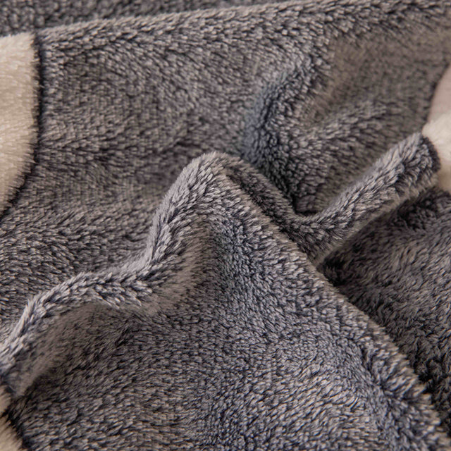 Спално бельо Cocolino - сиво с полярни мечета