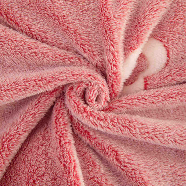 Спално бельо с ластик Cocolino – розово със сърца