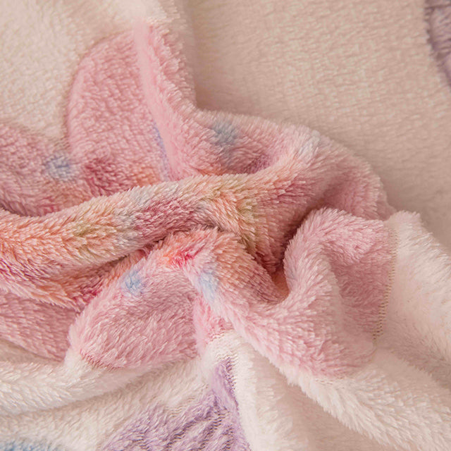 Спално бельо с ластик Cocolino – цвят крем с красиви цветя