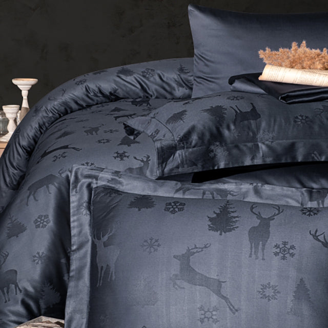 Луксозно спално бельо от Жакард Сатен - Midas Eclipse 