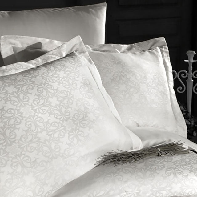 Луксозно спално бельо от Жакард Сатен - Lamone Cream