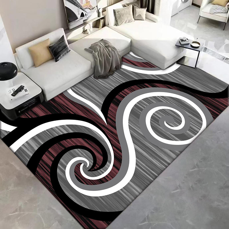 Килим – сиво, лилаво и бяло