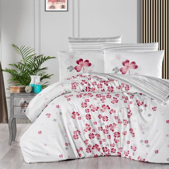 Спално бельо с 2 плика от Ранфорс памук - CHANCE POWDER