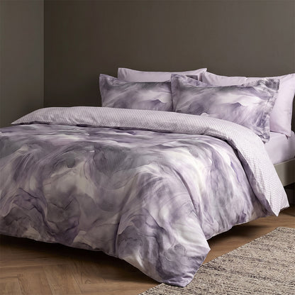 Спално бельо с 2 плика от памучен сатен - Ruska Lilac - S3-20