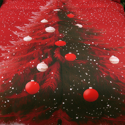 5D Коледно спално бельо с ластик - SD6006